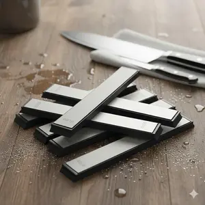 Professional Diamond Whetstone for Kitchen Knives and Tools, Efficient Sharpener for Dull Blades, Scissors, Axes. Multi-Grit 80-3000, Portable, Anti-Slip Handle, Durable Diamond Stones, Ideal for Home & Commercial Use.