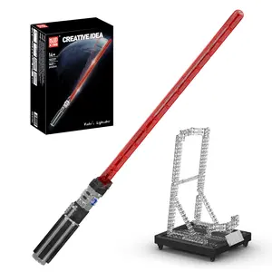 Mould King 10237 Lightsaber Red DIsplay Building Block Toy Led Kit Collectibles summerwins