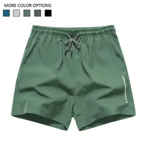 Men’s athletic shorts—fitness shorts that are comfortable and breathable, featuring an elastic drawstring waist; suitable for outdoor running, fitness, and everyday wear.