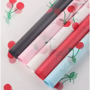 Cherry Floral Wrapping Paper