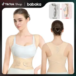 Babaka Posture Corrector, Invisible Lightweight Adjustable Back Brace for Upper and Lower Back Pain Relief, Hunchback, Hump, Scoliosis, Thoracic, Spine Corrector Under Clothes Healthcare TikTokShopBlackFriday