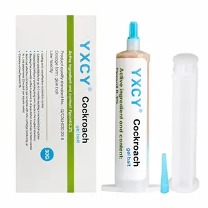 fathersdaygift Cockroach Gel Bait, 4 Tubes x 30-Grams, 1 Plunger and 2 Tips, German Roach Insect Pest Control, Indoor and Outdoor Use, Roach Killer Gel for American, German and Other Major Cockroach Species