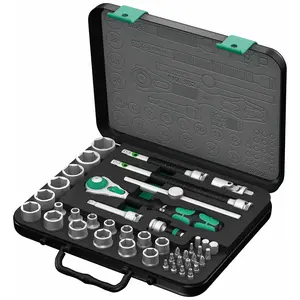 Wera - 5003594001 8100 SB 2 Zyklop 3/8" Metric Ratchet Set ( Piece of 43)