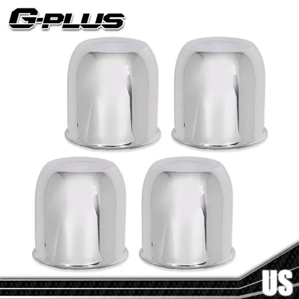 G-PLUS 4PCS High-Quality Materials Center Caps, Aftermarket Replacement Item for Weld Draglite 5 Lug 3.25" Bore Trailer Wheel Rims, Durable and Practical New Auto Accessory, 1 Set