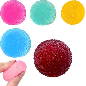 2026 New Stress Balls Squishies Toys for Adults Glitter Stress Relief Malt Sugar Ball Slow Rise Squishies Sugar Soft Ball Squeeze Toys for Birthday Gift Party Favors Goodie Bags Stuffer