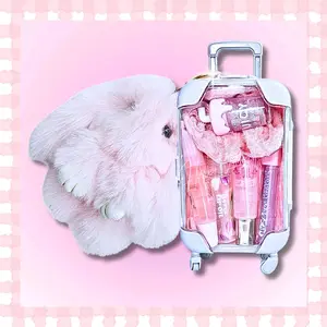Classic Glam Mini Suitcase Gift Set + Fluffy Bunny Charm