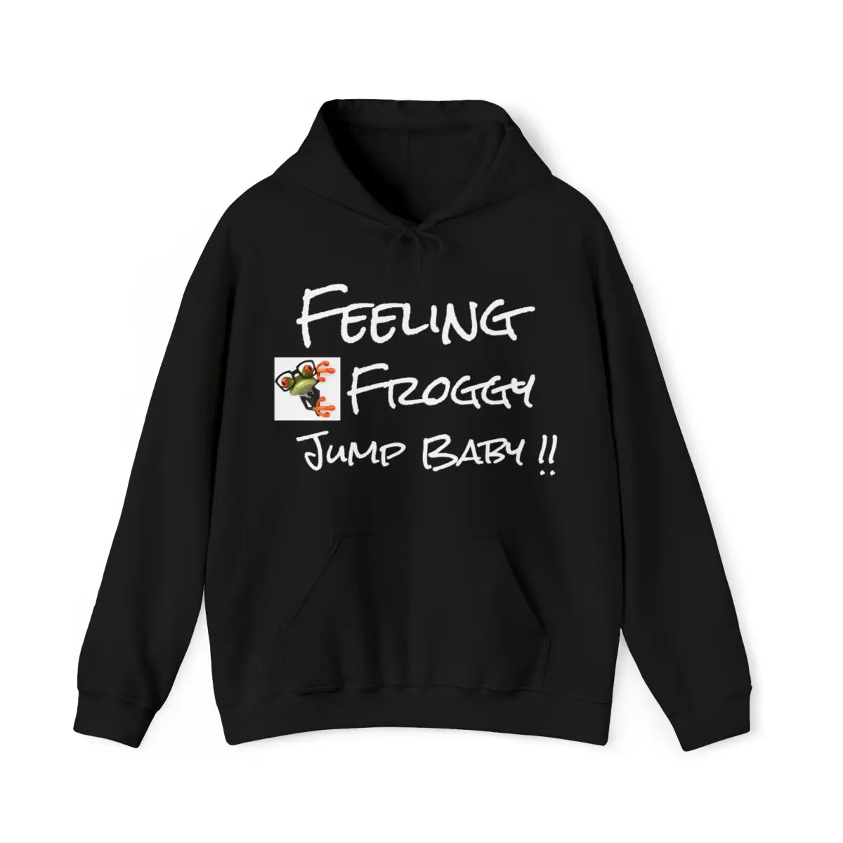 Feeling Froggy Jump Baby Hoodie  Unisex Heavy Blend™ Hooded Sweatshirt
