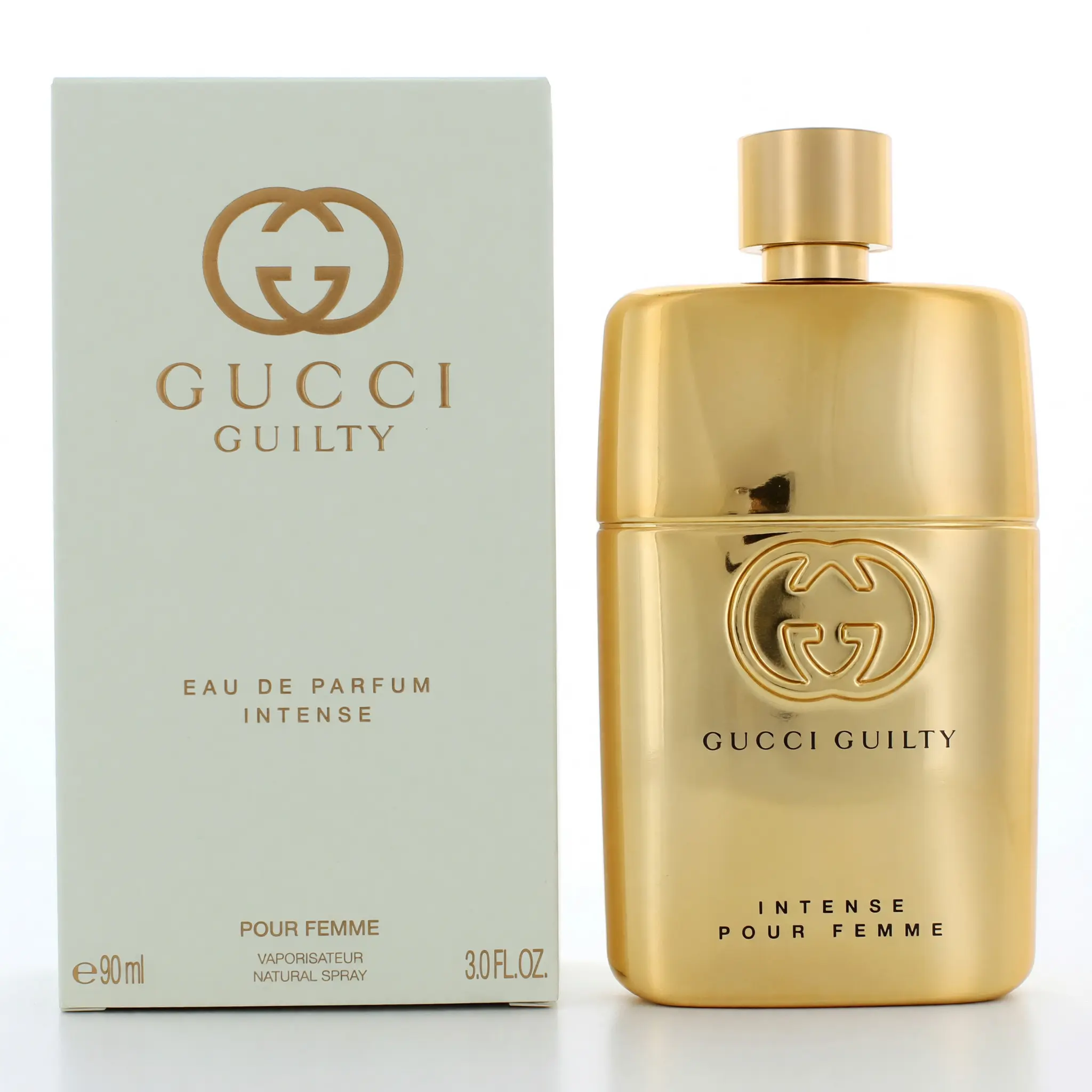 GUCCI Guilty Pour Femme Eau de Parfum Intense, 3 oz Spray | Ambery Floral Woody Women's Fragrance with Mandora & Patchouli, Fresh Cologne Women's Fragrance, Floral Amber Scent, Edp Fragrances