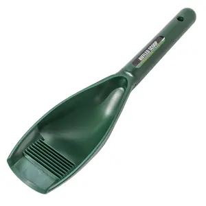 12.5 Inch Riffled Edge Prospector's Sand Scoop Gold Prospecting Equipment, Green Long