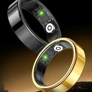 2026 new Smart Ring Blood Pressure Heart Rate Sleep Monitoring Smartring IP68 & 5ATM Waterproof Multi-sport Mode Smartring Man Women spo2 monitor Rose Gold Smart Sleep and Fitness Ring, Tracker, Wearable remote photo,father'sdaygifts