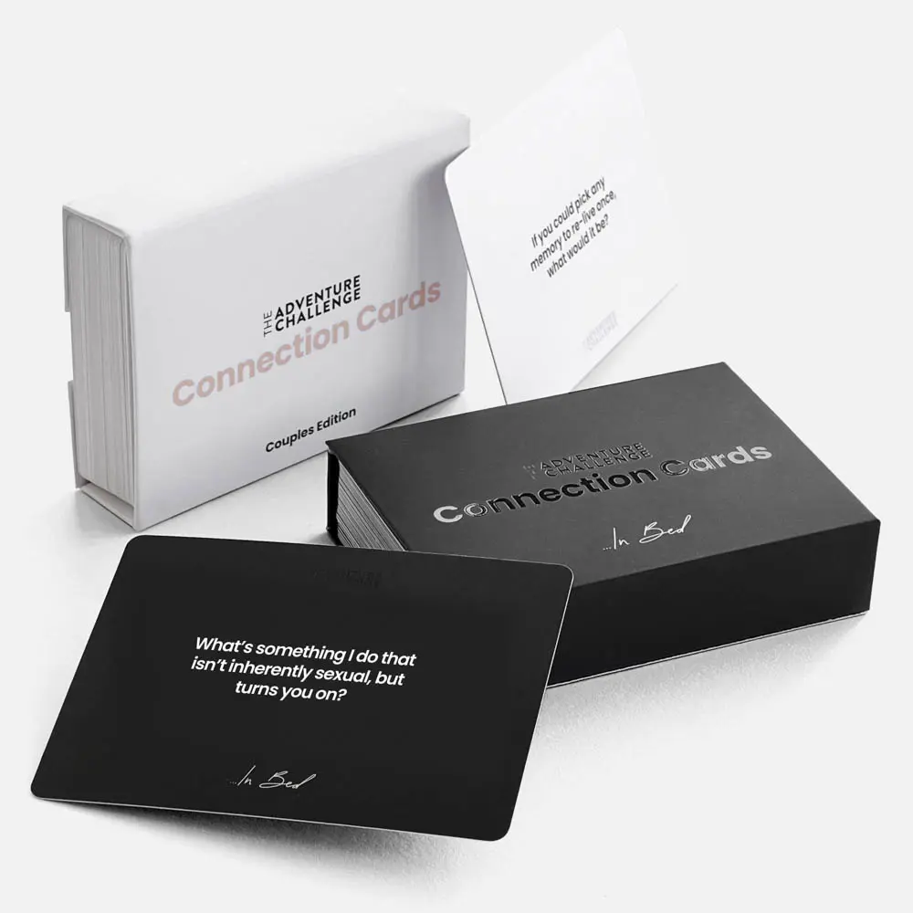In Bed & Couples Connection Cards Bundle, Relationship & Question Game (Office Stationery Supplies), Relationship Card Game, Question Card Game
