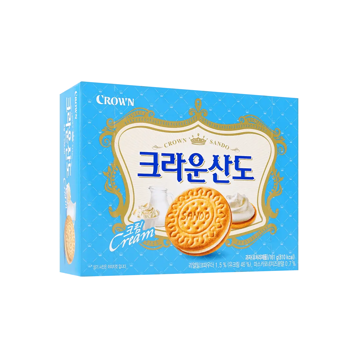 CROWN Sando Biscuit Milk Flavor 161g