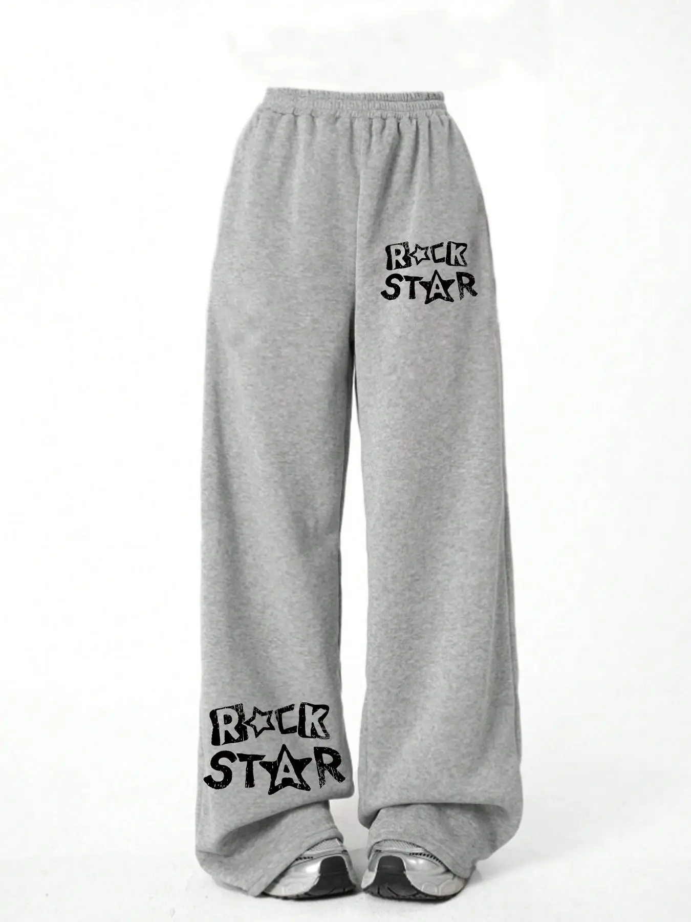 Girl's Letter Print Pocket Sweatpants, Casual Comfy Straight Leg Trousers for Daily Wear, Kids Bottoms for All Seasons
