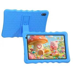 Kids Tablet, 10.1 inch Screen Educational Tablet for Kids, 32GB RAM, With Shockproof Case, Dual Camera, WiFi (Blue Protector)