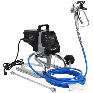 GARVEE Stand Airless HVLP Paint Sprayer, High Efficiency, Thinning-Free, Minimal Overspray, for Home Exterior & House Interior DIY Painting Projects, with Extension Rod