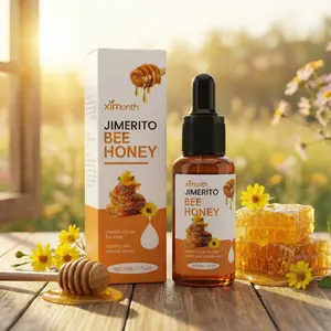 JIMERITO Bee Honey Eye Care Oil Gentle Moisturizing Serum for Women & Men Daily Skincare Hydrate Alcohol-Free Cleansing Formula - Moisture