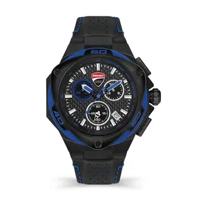 Ducati Corse Motore Men's Chronograph Black Strap Watch