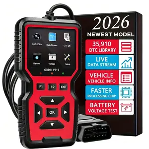 V519 OBD2 Code Reader Car Diagnostic Tool - Advanced Error Scanner, Engine Analysis Car Tools for Effortless Troubleshooting, Comprehensive Vehicle Health Check