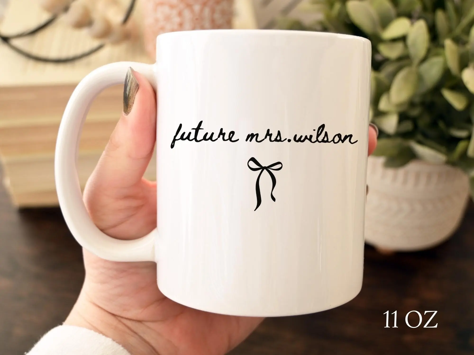Future Mrs Mug – Engaged Mug, Bride to Be Gift, Custom Coffee Mug, Bridal Shower Gift, Engagement Gift Mug, Bride Mug
