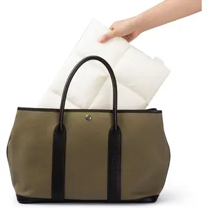 Women's work handbag Puffy Laptop Sleeve 13 Inch 14 Inch, Quilted Puffer Laptop Carrying Case for Women, Pillow Case Compatible with MacBook Air/Pro M5 M4 M3 M2 Pro/Max 2026, 13" MacBook Neo A18, Rice | Puffy, Quilted Puffer, Pillow Case, Rice