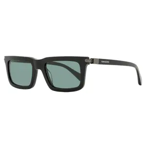 Ferragamo Evolution Rectangular Sunglasses SF2015S 001 Black 53mm