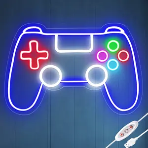 Segrass Gaming Neon Sign, led Neon Sign Dimmable by USB powered for Gaming Room Decor - Gaming Neon Sign for Teen Boys Room Decor - Best Gamer Gifts for Teenage Boys, Kids