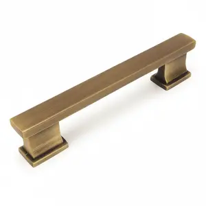 Cosmas 702-4BAB Brushed Antique Brass Contemporary Cabinet Pull