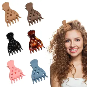 6PCS Root Lifting Hair Clips for Volume, Curly Hair Root Lifter Tool, Volumizing Claw Clamps for Curly Hair Lift, Bounce Curl Volume Root Clips, Hair Claws, Curly Wavy Clip