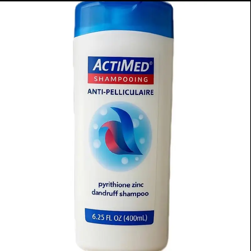 ActiMed Anti-Dandruff Shampoo with Pyrithione Zinc 6.25 fl oz | 400 mL for Effective Scalp Care