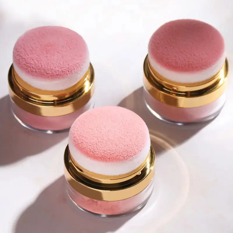 Cream Blush Puff – Soft Cushion Applicator for Natural Rosy Cheeks & Flawless Makeup Finish