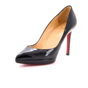 Pre-owned Christian Louboutin Women's Pigalle Plato Pumps Patent 100 by Rebag