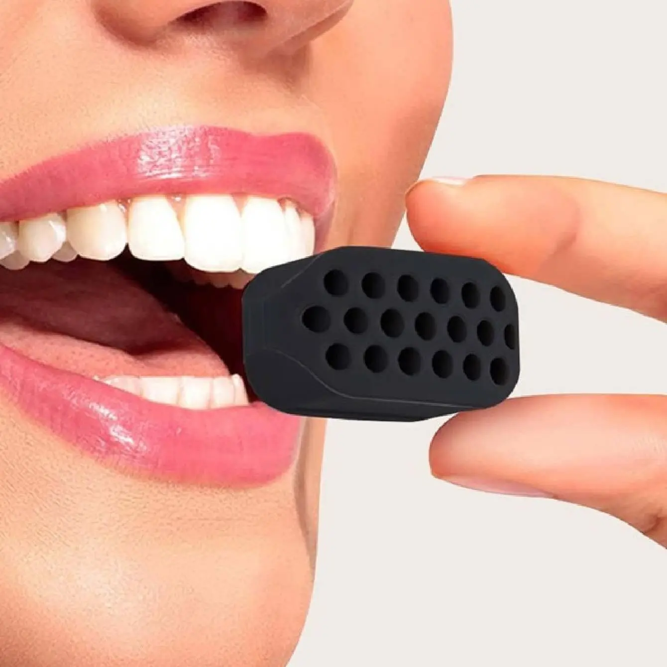 Jaw Trainer Facial Muscle Exerciser, Effective Jaw Strengthening Device, Portable and Easy to Use, Ideal for Home Gym Workout