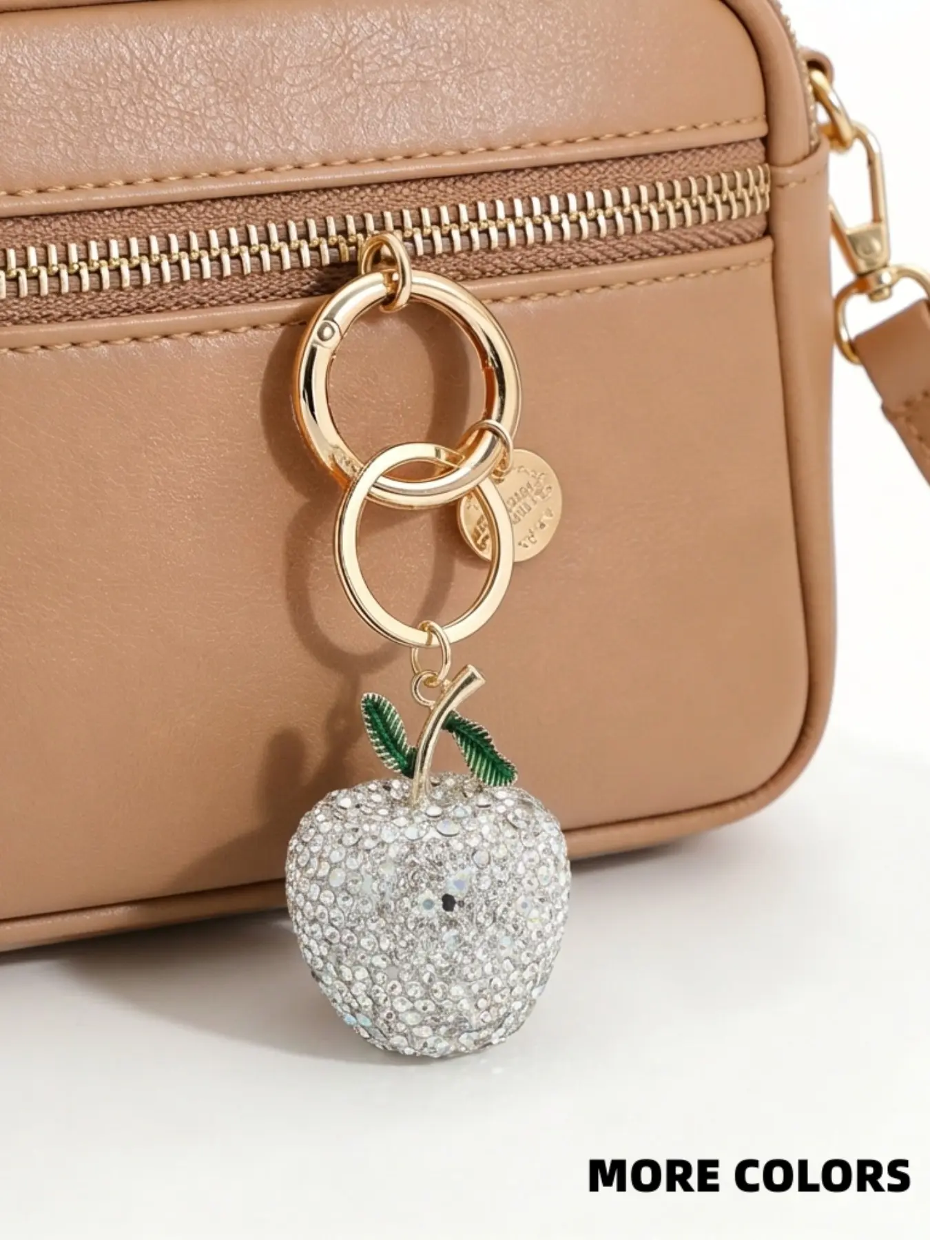 Watermelon Shaped Bag Charm Pendant Keychain, Cute Fruit Design Accessory for Women & Kids, Perfect Holiday Gift Idea, Purse Charms