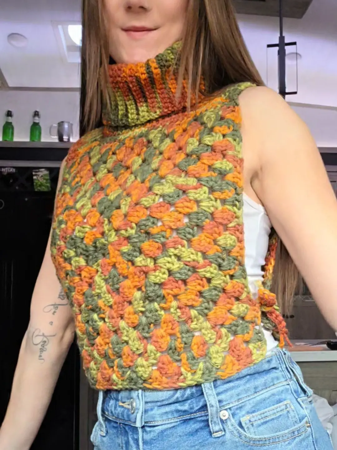 Crochet Fall Sweater Vest