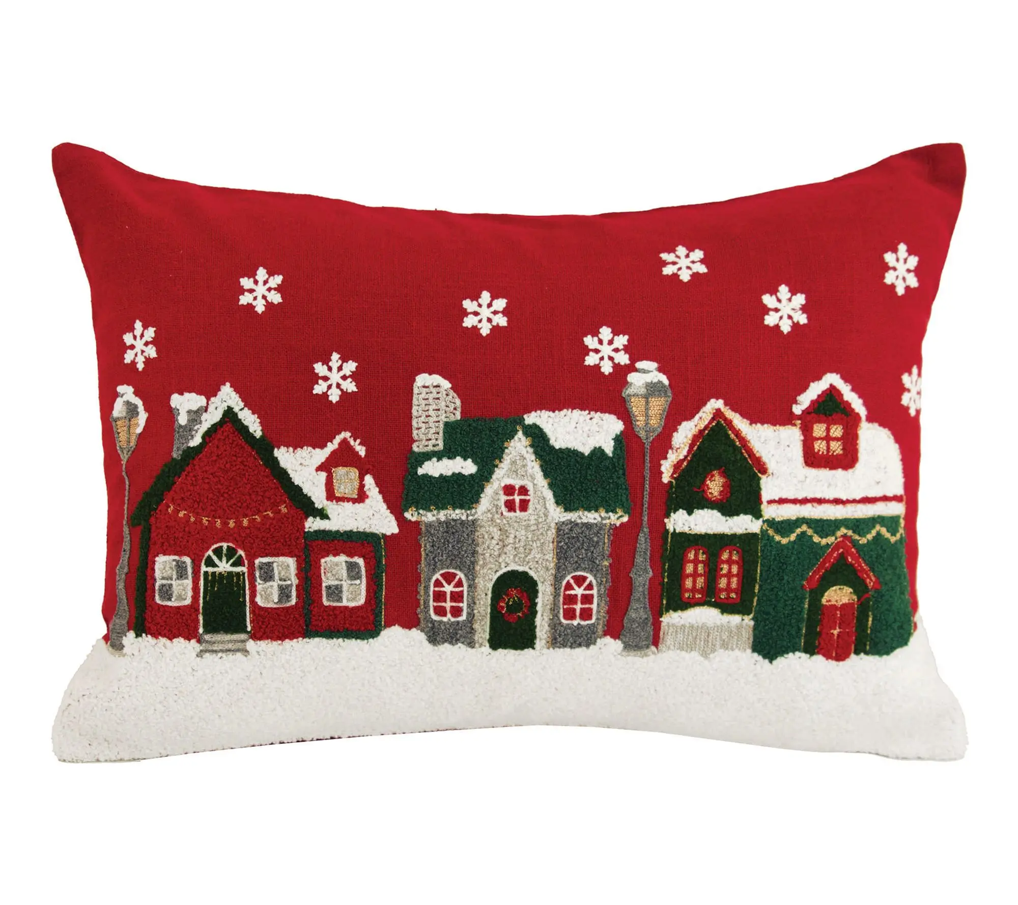 C&F Home Christmas Village  Pillow