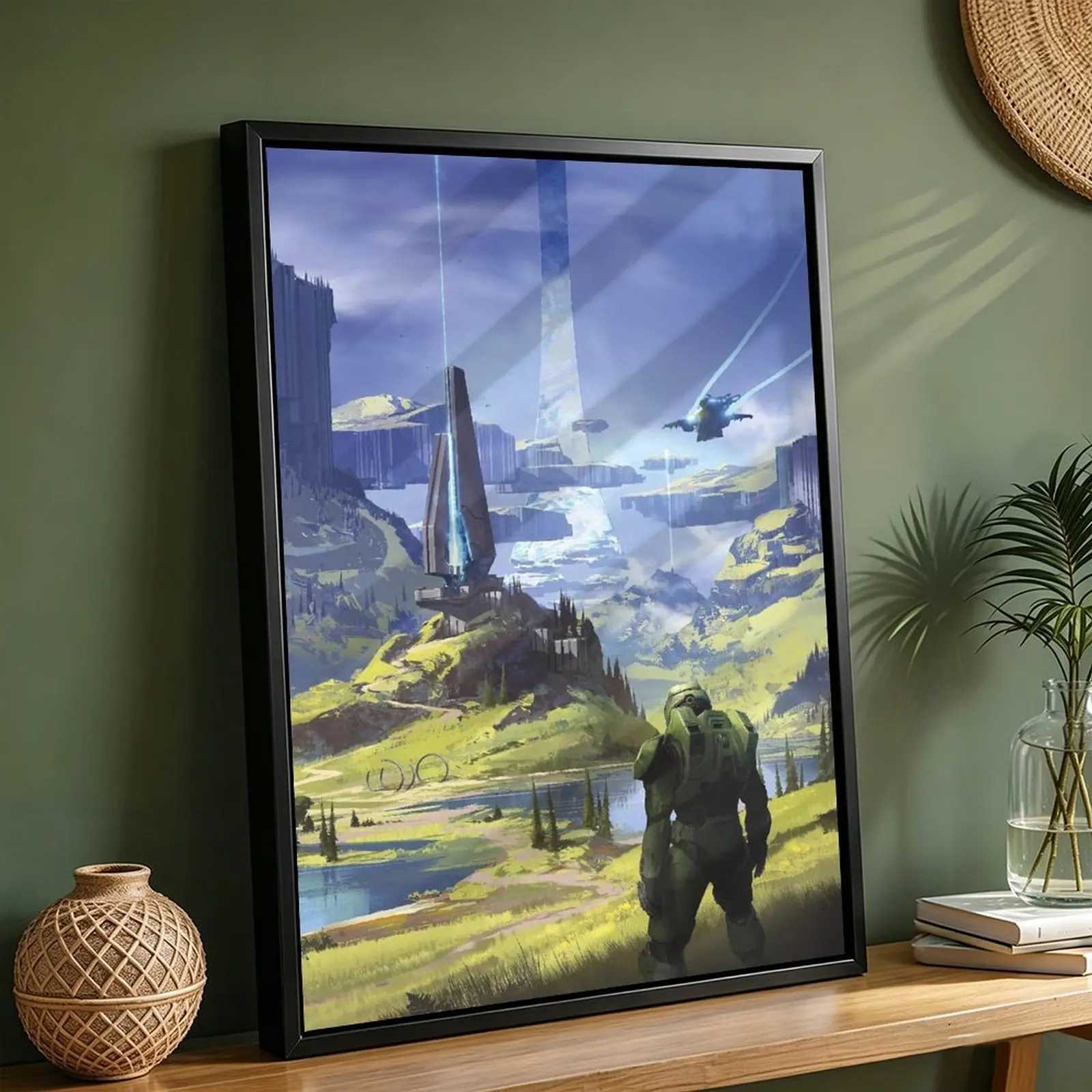 Halo Infinite Master Chief Valley Poster Decorative Art Poster