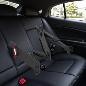 360 Degree Rotating Anti-Slip Car Backseat Headrest Tablet Mount Universal for 4-11 Inch Devices Multi-Vehicle Compatible Durable Travel Entertainment HD Stable Easy Install Car Tablet Holder
