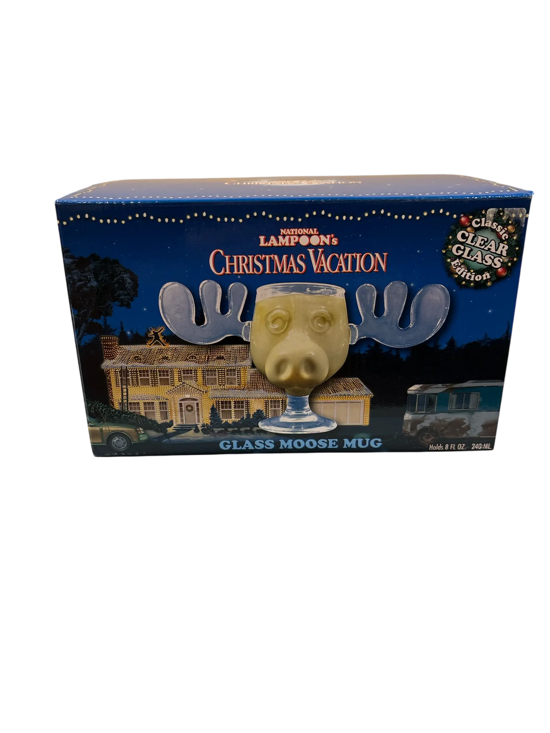 National Lampoon's Christmas Vacation Glass Moose Mug