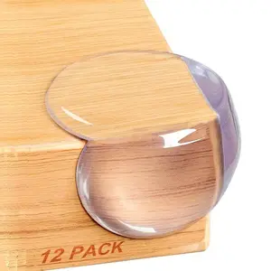 12 Pack Corner Protectors for Furniture – Clear Soft Edge Guards, Baby Proofing Safety Bumpers, Anti-Collision Table Corner Padding for Childproofing, Toddler Safe Protection Home, Babyproofing