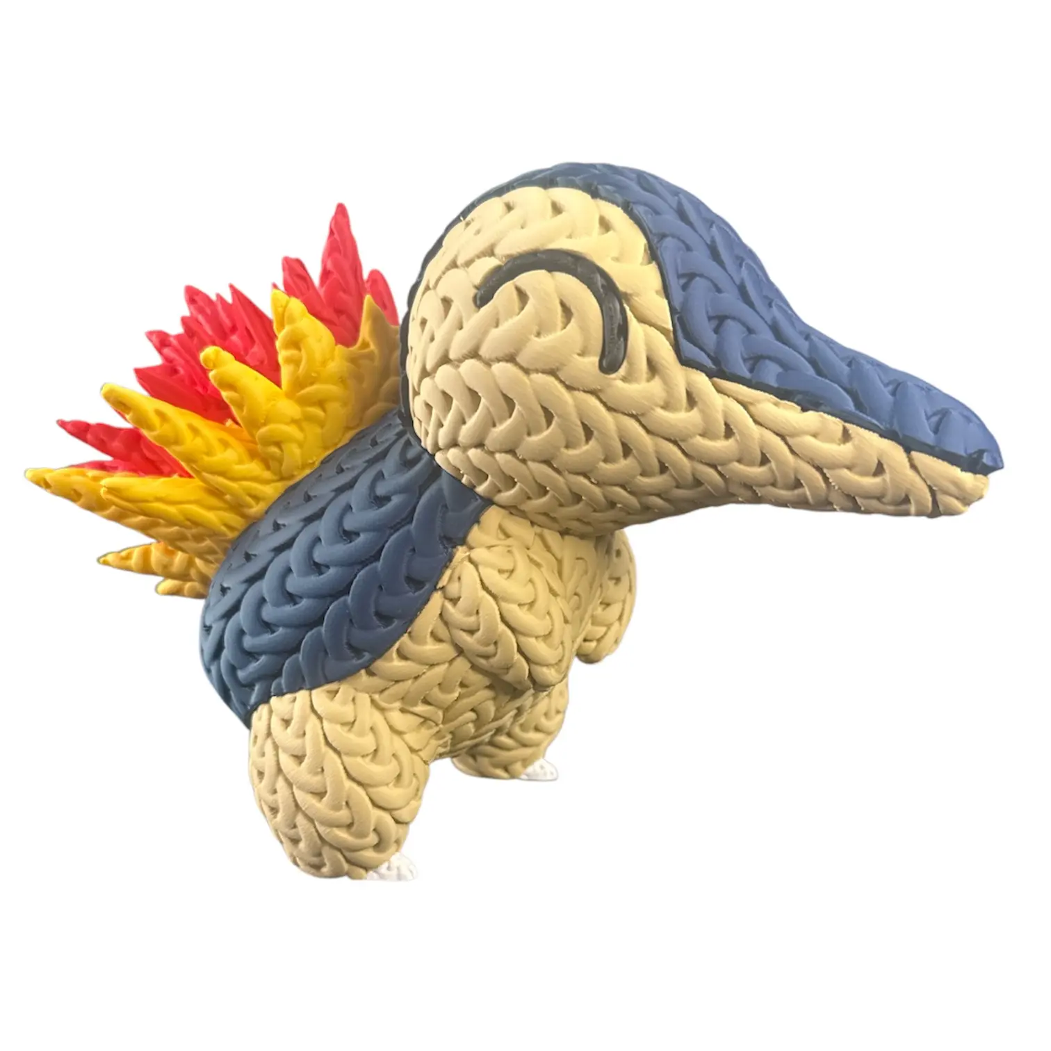 Cyndaquil Knitted - Inspired 3D Printed Collectible