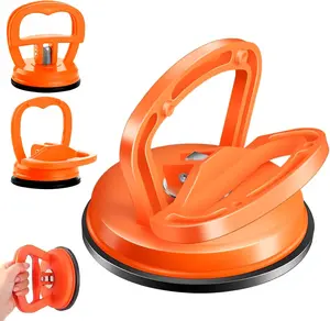 DIBMS Dent Puller,Dent Removal Kit,3 Pack Car Dent Puller Kit Handle Lifter,Powerful Car Dent Remover,Dent Popper,Dent Fixer,Suction Cup Dent Puller and Paintless Dent Repair Kit for Car 3pcs (Orange)