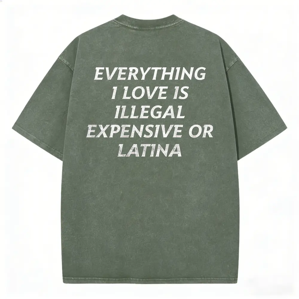 Washed T-shirt-Green