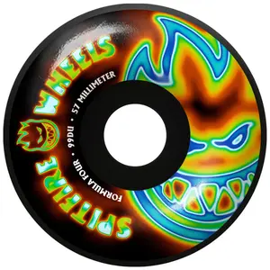 Spitfire Radioactive Black Bighead Formula Four 99D Wheels