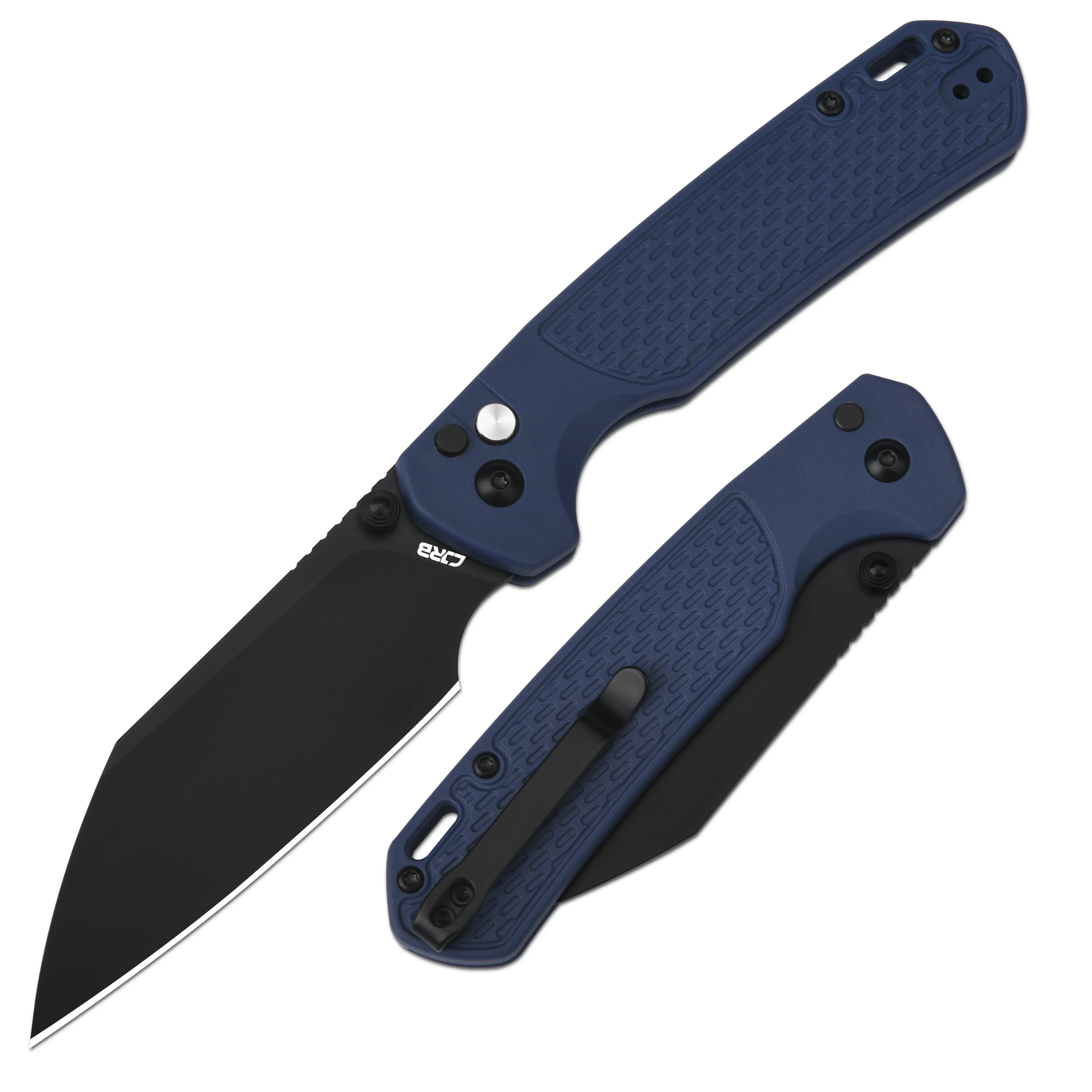 CJRB Large Pyrite-Light Pocket Tactical Knife, AR-RPM9 Steel Blade, FRN Fiberglass Handle, Pocket Knives to Carry for Camping Hiking, J1945L Father's Day Gift, Tactical Knives, Survival