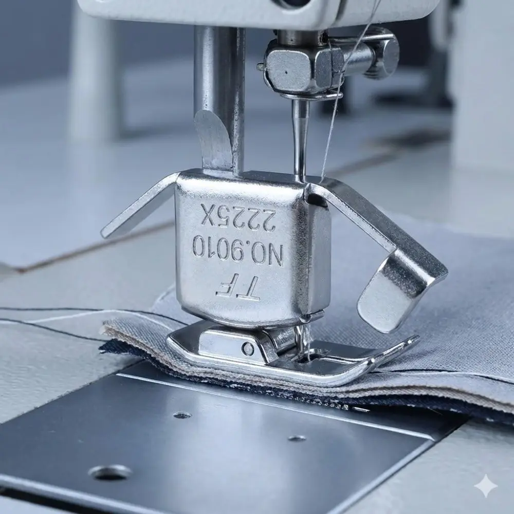 Professional Multi-Function Adjustable Sewing Ruler, Anti-Slip Guide Presser Foot, Precision Alignment Tool, Durable Rust-Proof Craft Accessories for Sewing Machines
