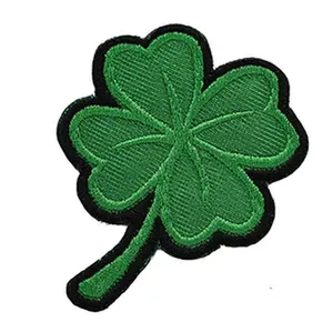 Shamrock Biker Embroidery Patch
