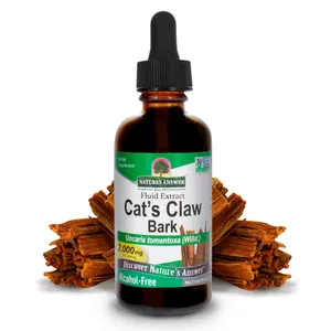 Nature's Answer Cat's Claw Inner Bark 2000 mg 2oz Extract | Supports Joint & Muscle Function | Gluten-Free, Alcohol-Free, Vegan, Kosher Certified & No Preservatives | Single Count