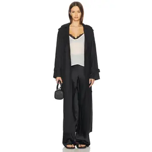 LIONESS x REVOLVE Penny Trench Coat in Onyx