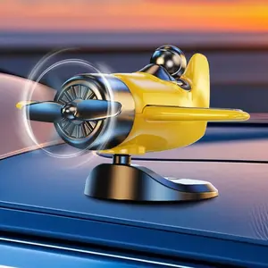 Solar Plane Car Air Freshener Dashboard Ornament, Aromatherapy Diffuser, 360 Rotating Airplane Shape, Cool Car Interior Decoration, Cute Car Accessories, Fun Car Accessories, Auto Accessories Interior, Cars Accessories, Truck Accessories
