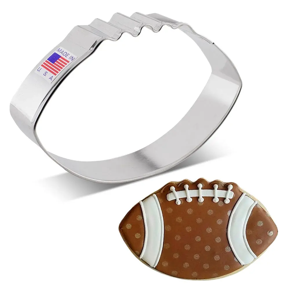 Large Football Cookie Cutter 4 3/4"